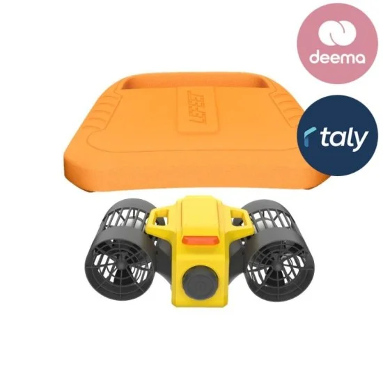 Swim board for Levitt S1 water scooter to enhance stability and control for beginners - Yellow